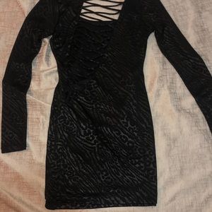 #black cheetah print. Lady of the night dress